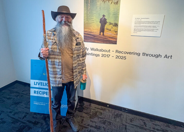 A Powerful Opening for “My Walkabout – Recovering through Art”