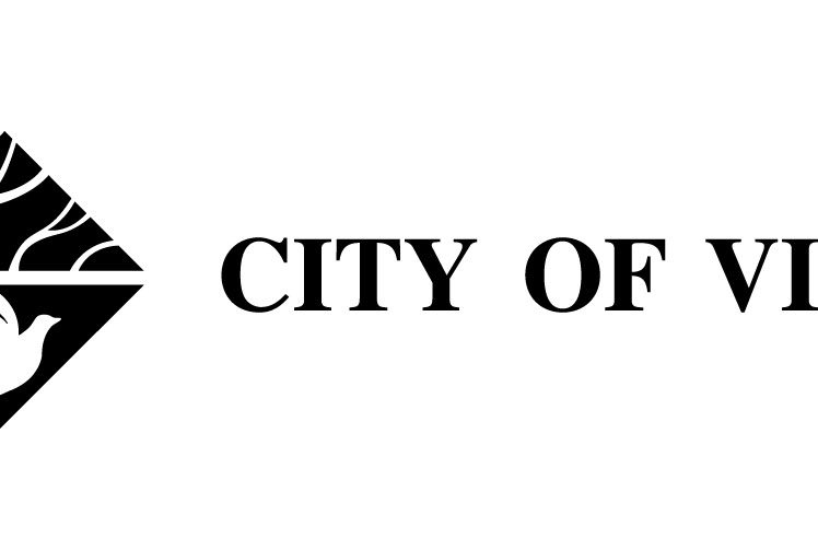 Image of City of Vincent logo featuring a black and white geometric design with a sun, leaf, bird, and abstract shapes, alongside the text CITY OF VINCENT in bold capital letters.