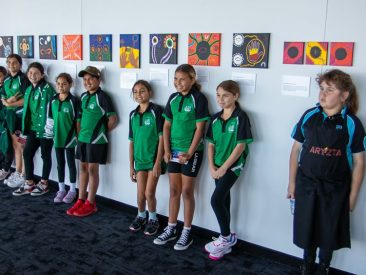 Narrative Arts Exhibition opening.